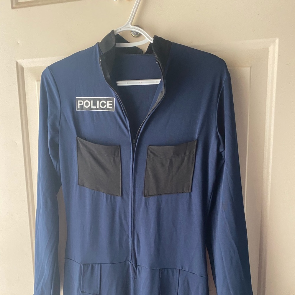 Spirit Store Police Costume with Hat Acessory